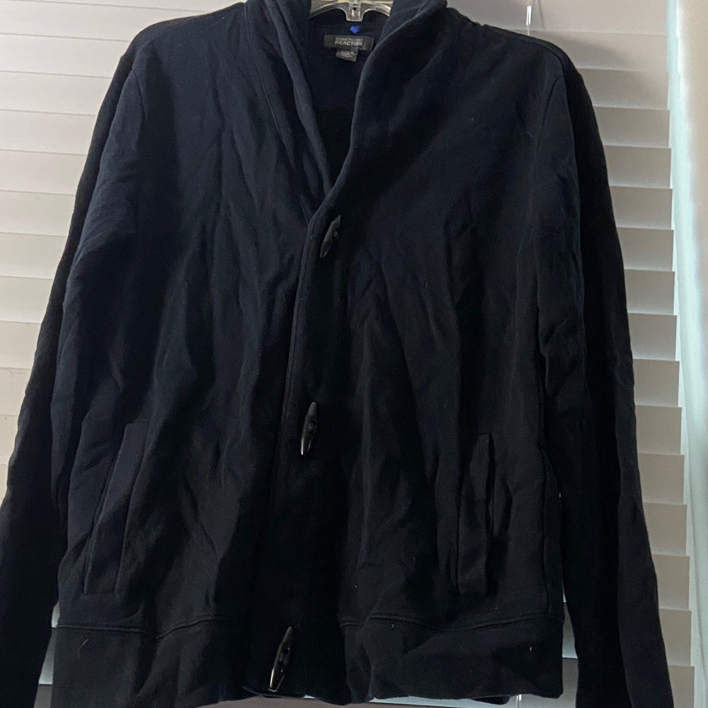 Kenneth Cole Reaction Navy sweater with pockets men’s size M